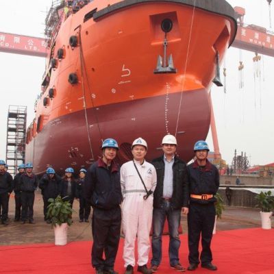 The launching of our vessel, Tempest Sentinel (Hull W1421), was held on the 2nd of December 2015.